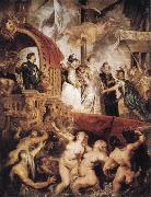 Peter Paul Rubens The Landing of Marie de'Medici at Marseilles Spain oil painting artist